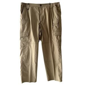 Men's 5.11 Tactical Cargo Military Police Tan Khaki Pants Excellent 42" X 30"